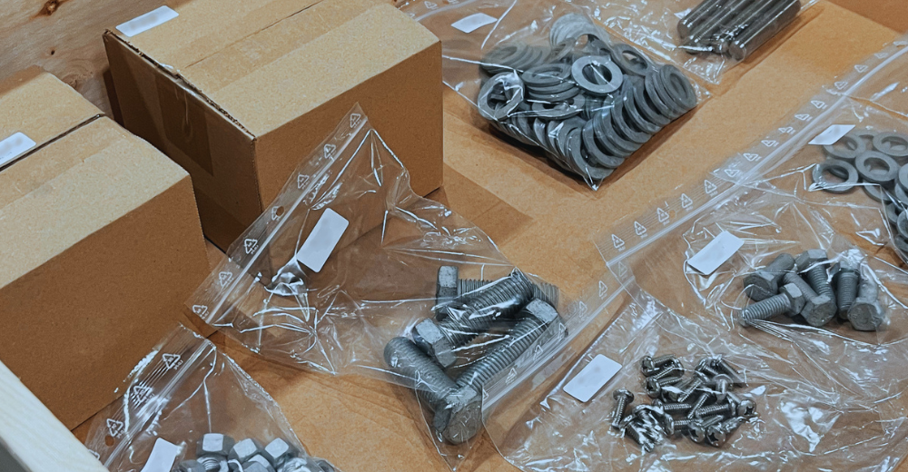 Custom industrial kitting solutions supporting manufacturing and site installation operations